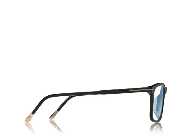 BLUE BLOCK SQUARE OPTICALS BLACK online